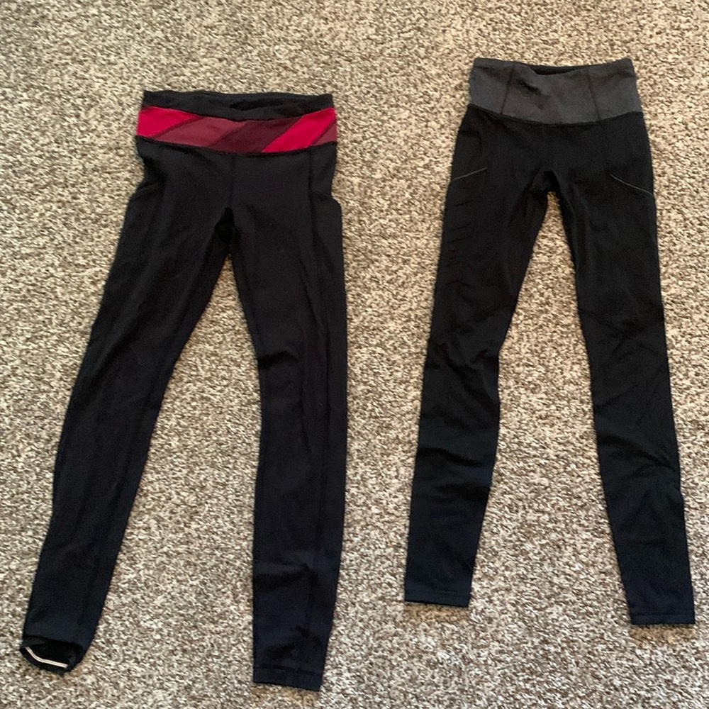 Set of two Lululemon workout tights